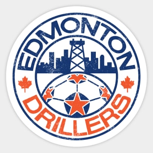 DEFUNCT - Edmonton Drillers Soccer Sticker